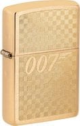 ZIPPO messing pol. gelasert James Bond 007 Gun 60007231