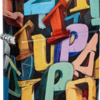 ZIPPO 540 color Abstract Letters 60007394