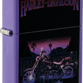 ZIPPO lila color Harley Black Light 60007424