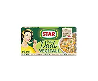 6x Star Veggie Dado Brodo Vegetarian Soup Cubes Broth Rich in Flavour 10 Pieces