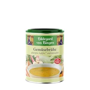 Asal Hildegard von Bingen Vegetable Broth 500 g - with Galangal, Betram & Fine Herbs - 100% Vegetarian, No Artificial Additives - Versatile, Ideal as Lenten Soup