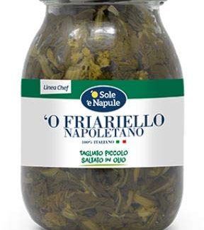 Sole é Napule Italian Broccoli in Oil, 960 g (Friarielli Napoletani)
