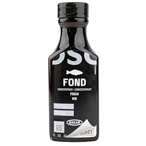 Oscar Liquid Fund Concentrate Fish 200 ml - Liquid Concentrate as a Taste Boost for Savoury Meat Dishes and Vegetable Dishes - Fish Stock as a Base for Soups, Sauces, Dressings