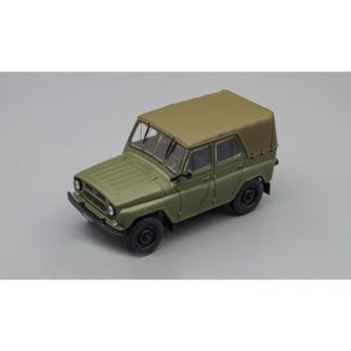 UAZ-469B 1:43 - Kultovní auta SSSR časopis s modelem #8 UAZ 469 B - kovový model auta