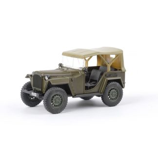 GAZ-67B 1:43 - Kultovní auta SSSR časopis s modelem #30 GAZ 67 B - kovový model auta