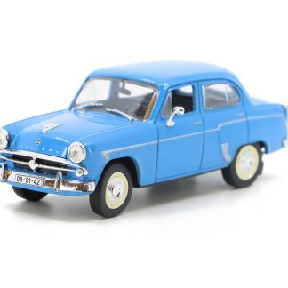 Moskvič 407 1:43 - Kultovní auta ČSSR časopis s modelem Moskvics 407 - kovový model auta 1/43