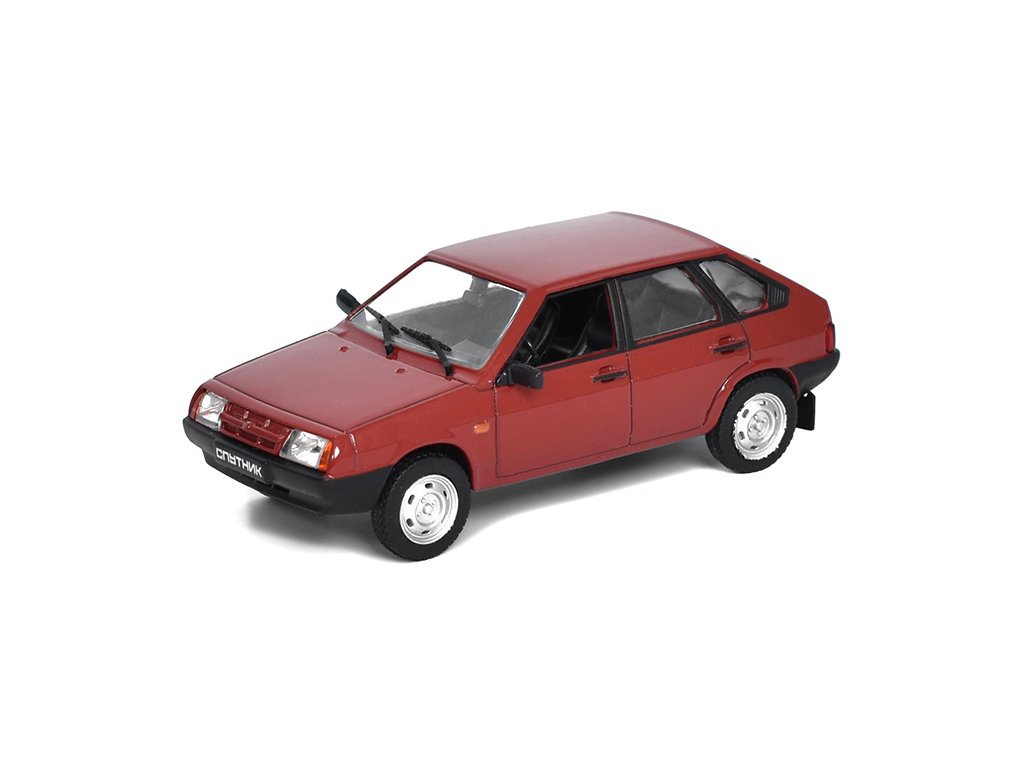 VAZ 2109 Lada 1:43 - Kultovní auta SSSR časopis s modelem VAZ-2109 Lada Sputnik Samara - kovový model auta