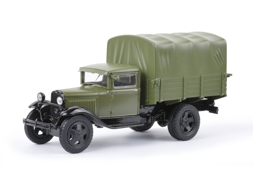GAZ-AA 1:43 - Kultovní auta SSSR časopis s modelem #75 GAZ AA - kovový model auta