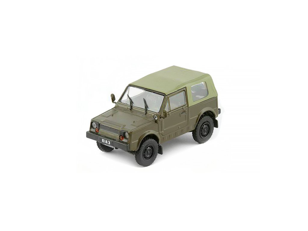 VAZ 2122 ŘEKA NIVA 1:43 - Kultovní auta SSSR časopis s modelem #91 VAZ-2122 REKA LADA NIVA - kovový model auta