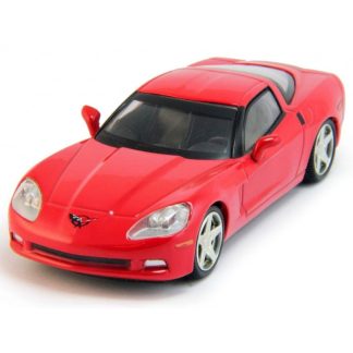 Chevrolet Corvette Z51 coupe 1:43 - Superauta DeAgostini časopis s modelem #6 Chevrolet Corvette Z-51 coupe - kovový model auta z časopisu Superkary - Superauta