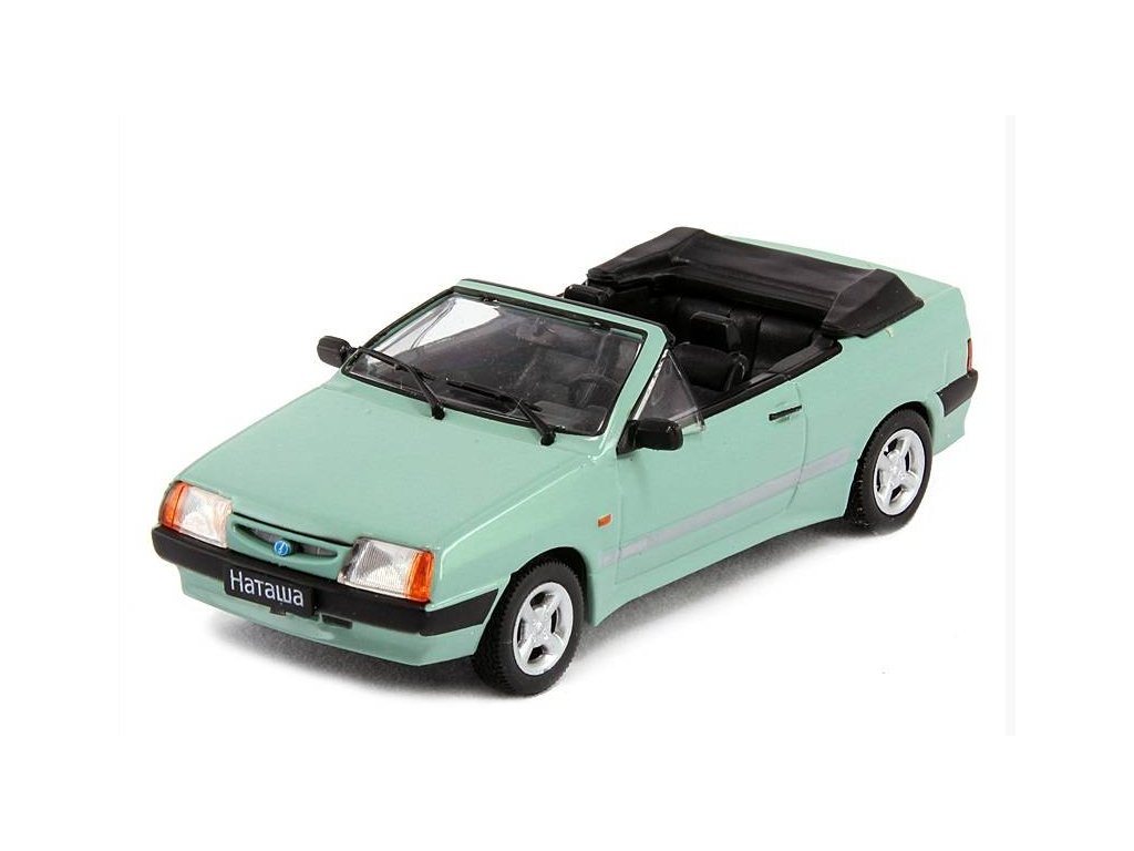 VAZ-2108 LADA Natasha 1:43 - Kultovní auta SSSR #111 časopis s modelem VAZ 2108 LADA Natasha - kovový model auta