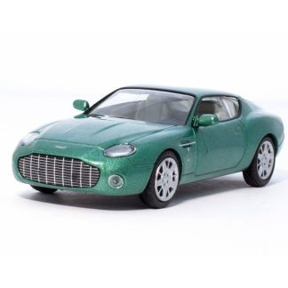 Aston Martin DB7 Zagato 1:43 - Superauta DeAgostini časopis s modelem Aston Martin DB 7 Zagato - kovový model auta z časopisu Superkary - Superauta