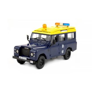 Land Rover 110 Long Hongkong - Policejní auta časopis s modelem #09 Land Rover 110 LWB Hong Kong - policejní auta