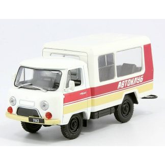 UAZ-3303 (T12.02) Autoklub 1:43 -Auto ve službě časopis s modelem UAZ 3303 - kovový model auta