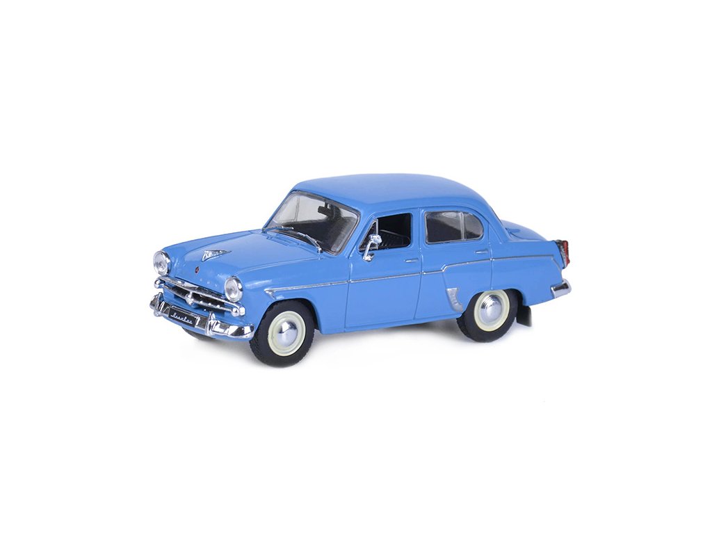 Moskvič 407 1:43 - Kultovní auta SSSR časopis s modelem #1 Moskvič-407 - kovový model auta