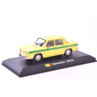 Renault 8 1:43 Bamako 1970 - Taxíky světa časopis s modelem Renault-8 Bamako 1970 - kovový model taxi bez časopisu