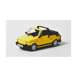 FIAT 126P BIS CABRIO 1:43 časopis s modelem Kultovní auta ČSSR FIAT-126P CABRIO - Kultovní auta - kovový model auta