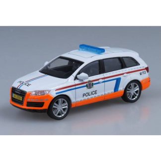 Audi Q7 Policejní auto 1:43 časopis s modelem Audi Q7 - Policejní auto