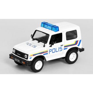 Suzuki Samurai 1:43 - Policejní auta světa časopis s modelem #33 Suzuki Samurai - kovový model auta