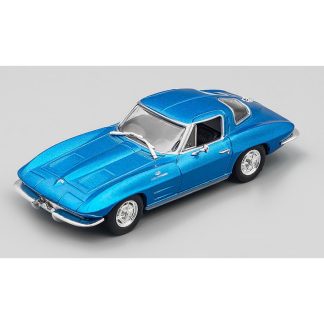 Chevrolet Corvette Sting Ray 1:43 - Superauta DeAgostini časopis s modelem #77 Chevrolet Corvette Stingray 1963 - kovový model auta z časopisu Superkary - Superauta