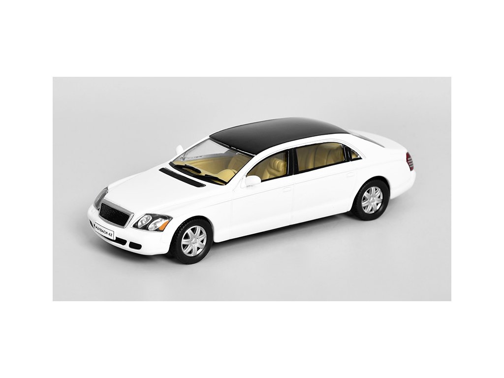Maybach 62 1:43 - Superauta DeAgostini časopis s modelem #78 Maybach G2 - kovový model auta z časopisu Superkary - Superauta