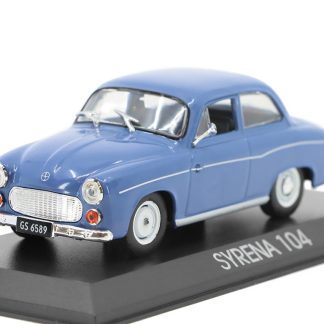 Syrena 104 1:43 - Zlatá kolekce aut PRL-u časopis s modelem #01 Syrena 104 - kovový model auta 1/43