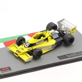 Renault RS01 #15 1977 Jean-Pierre Jabouille 1:43 - Formula 1 Cars časopis s modelem Renault RS01 No.15 1977 Jean Pierre Jabouille - kovový model auta