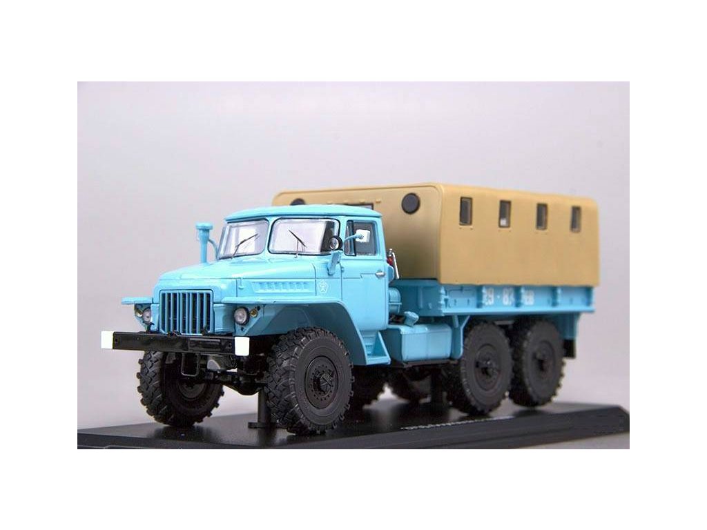 URAL-375D 1:43 - SSM Ural 375 D - kovový model auta