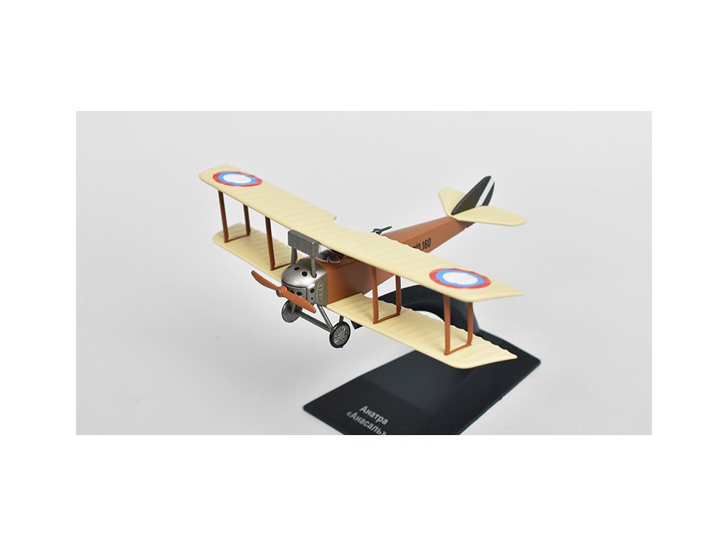 Anatra Anasal 1:100 - DeAgostini časopis s modelem #88 Legendární letadla Anatra Anasal - kovový model letadla