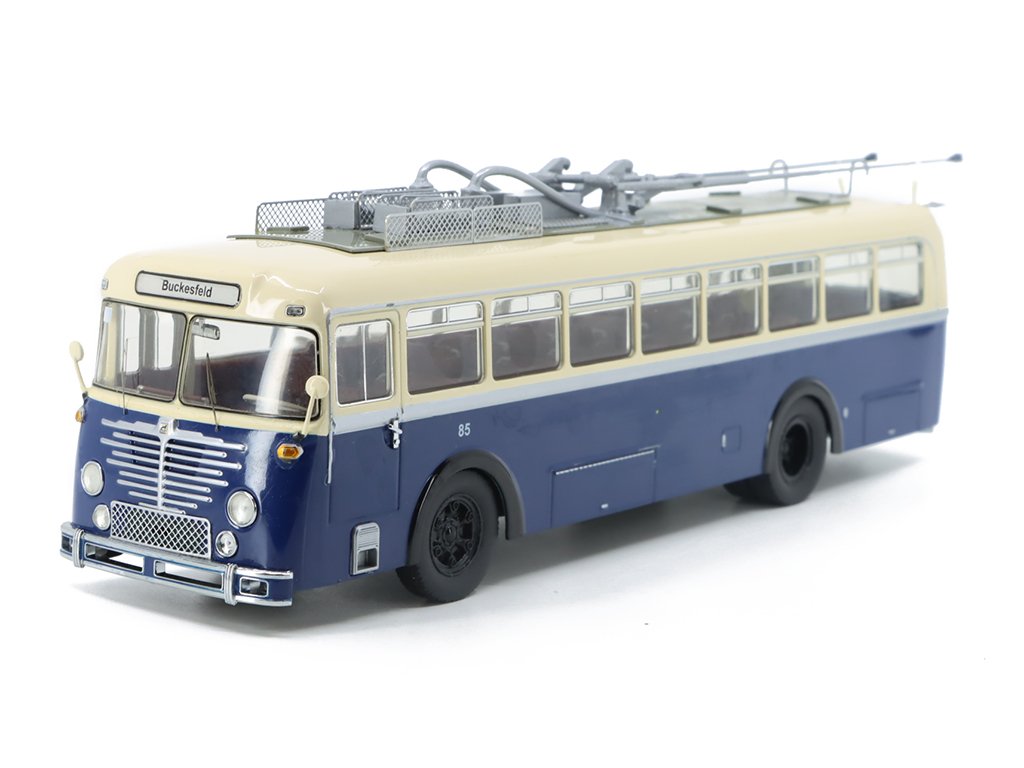 Bussing 6500 Trolejbus 1:43 - Schuco ručně upravený model - Model ze sbírky Bussing 6500 - model trolejbusu