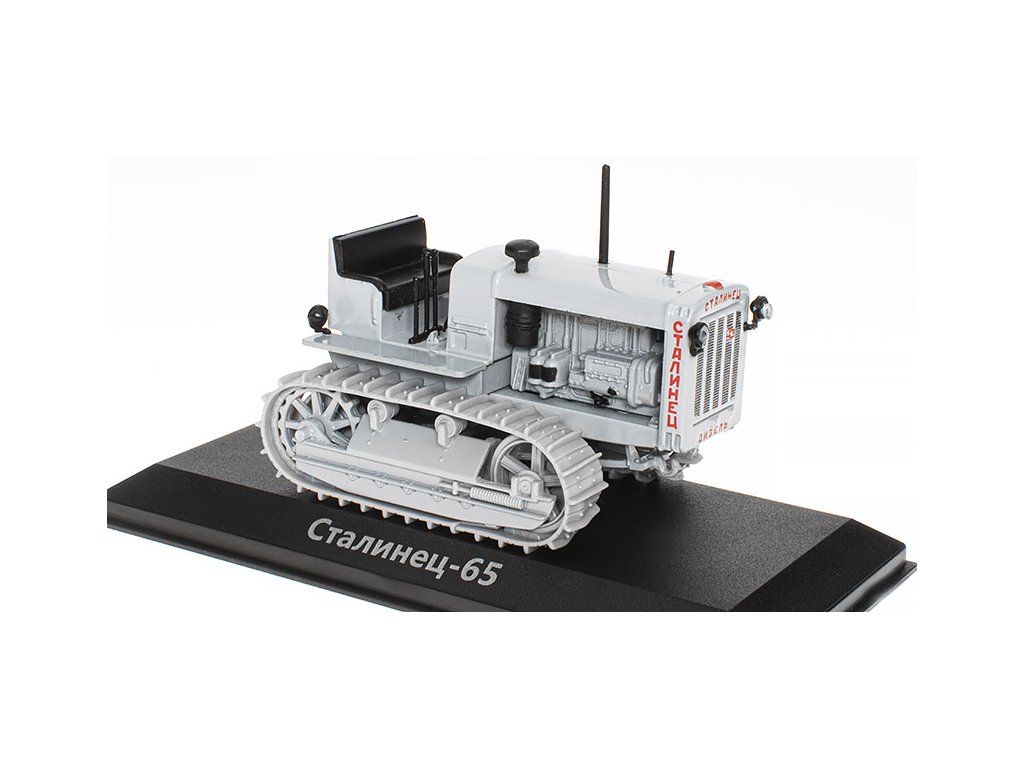 Stalinets-65 1937-1941 1:43 - Hachette Traktory časopis s modelem #5 Stalinec 65 - kovový model traktoru