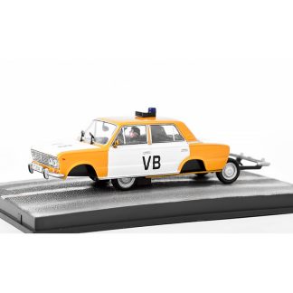 Lada 1500 VAZ-2103 VB Policie 1966 James Bond 1:43 - časopis s modelem Lada 1500 Žiguli VB Policie 007 - kovová model auta
