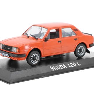 Škoda 120L 1:43 - Legendární automobily minulé éry časopis s modelem #3 Škoda 120L - kovový model auta