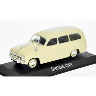 Škoda 1201 1:43 - Legendární automobily minulé éry časopis s modelem #13 Škoda-1201 - kovový model auta