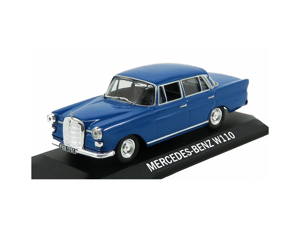Mercedes-Benz W110 1:43 - Legendární automobily minulé éry časopis s modelem #25 Mercedes W110 - kovový model auta