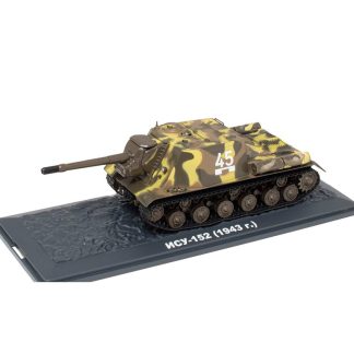 ISU-152 tank 1:43 časopis s modelem ISU-152 - 1943 - kovový model tanku