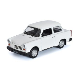 Trabant 1.1 Limousine 1990 1:43 - Kultovní auta PRL-u časopis s modelem Trabant 601 1.1 Limousine - kovový model auta
