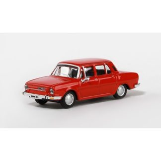 Škoda 110L (1973) 1:72 Červená Paprika - Abrex Škoda 110L - kovový model auta