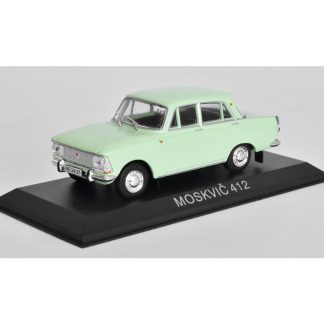 Moskvič 412 1:43 - Legendární automobily minulé éry časopis s modelem #50 Moskvič 412 - kovový model auta