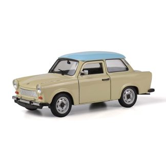 Trabant 601 béžový / modrý 1:24 - Welly Trabant 601 1:24 Welly