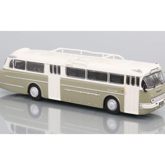 Ikarus 66 1972 1:72 - Kultovní autobusy minulé éry časopis s modelem #6 Ikarus-66 - kovový model auta 1/72
