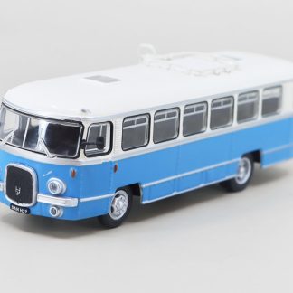 SAN H27 1:72 - Kultovní autobusy minulé éry časopis s modelem #25 SAN-H27 - kovový model auta 1/72