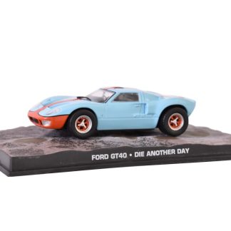Ford GT40 1968 James Bond 1:43 časopis AutoModels s modelem Ford GT40 - kovový model auta