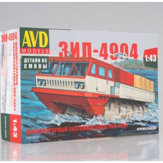 ZIL-4904 šroubové terénní vozidlo 1:43 - AVD ZIL 4904 šroubové terénní vozidlo - stavebnice AVD