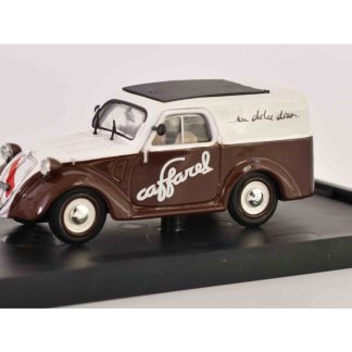 Fiat 500B Furgone Cioccolato 1950 1:43 - Brumm Fiat 500B Furgone Cioccolato Caffarel 1950 - kovový model auta