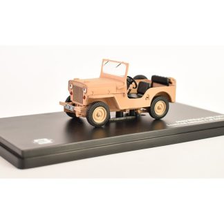 Jeep Willys CJ3B Cabriolet 1953 1:43 - TRIPLE9 Jeep Willys CJ3B Cabriolet - kovový model auta