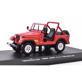 Jeep CJ-7 1983 Sarah Conner The Terminator 1:43 - GreenLight Jeep CJ 7 Sarah Conner 1983 The Terminator - kovový model auta