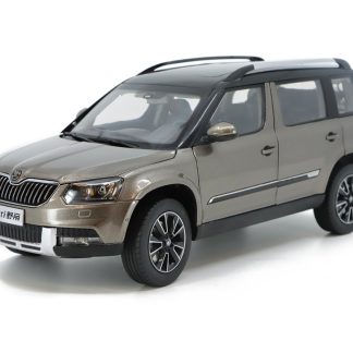 Škoda Yeti FL Outdoor 2013 1:18 Šedozelená Metalíza - Abrex Škoda Yeti FL Outdoor 2013 - kovový model auta