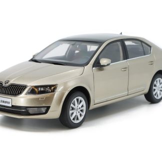 Škoda Octavia 3 2014 1:18 - Zlatá Metalíza - Abrex Škoda Octavia 3 - kovový model auta