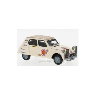 Citroen Dyane Rally Paris - Kabul 1970 1:43 - IXO Models Citroen 2CV Dyane Raid Paris Kabul 1970 - kovový model auta